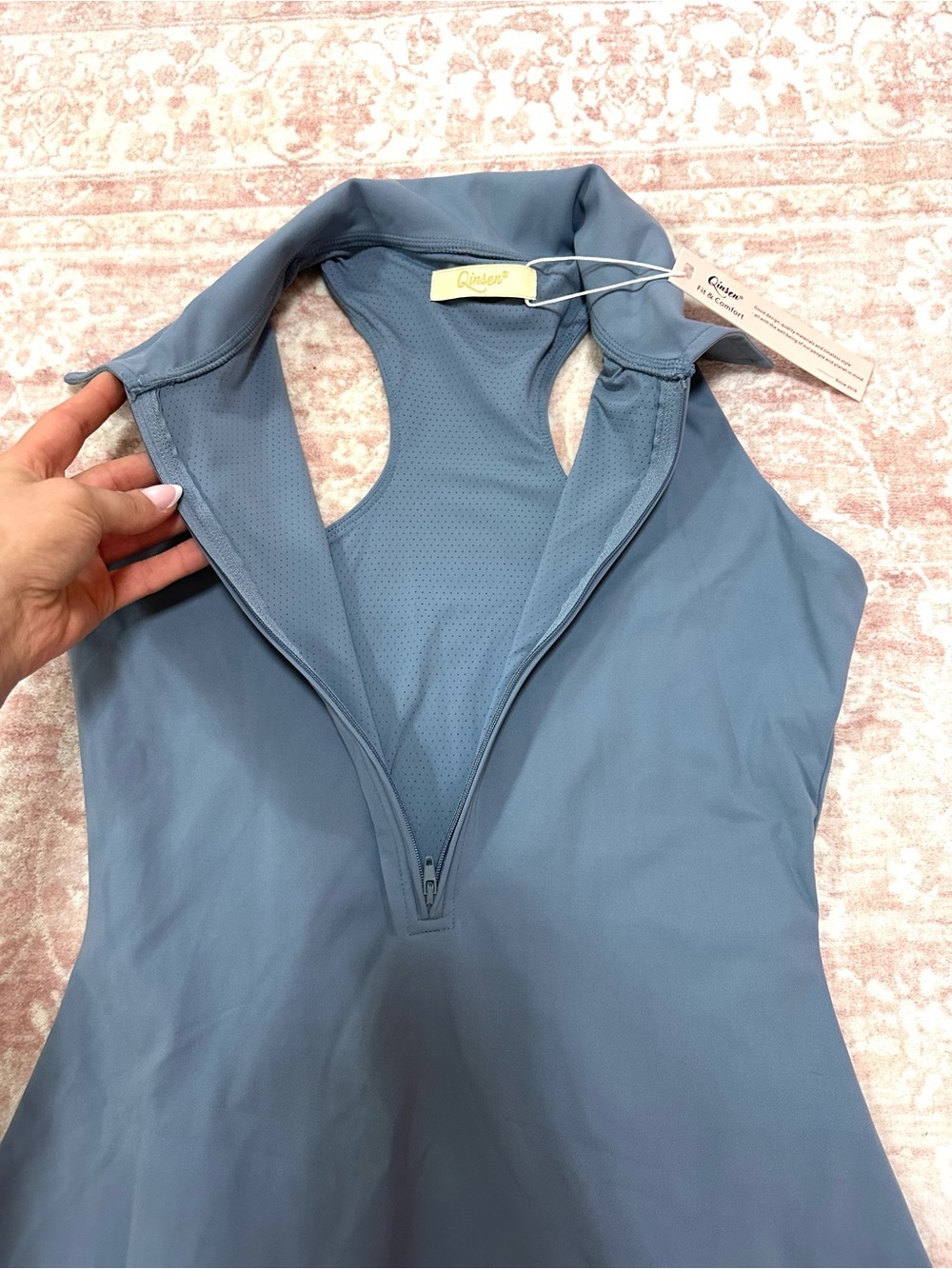 NWT 🫐 Smoke Blue Active Dress - Picture 9 of 14